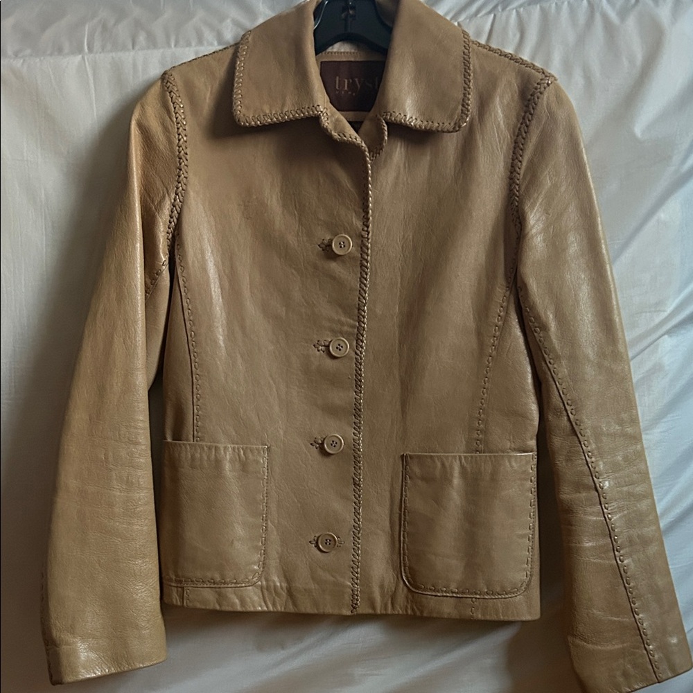 TRYST New York Leather Jacket Vintage XS